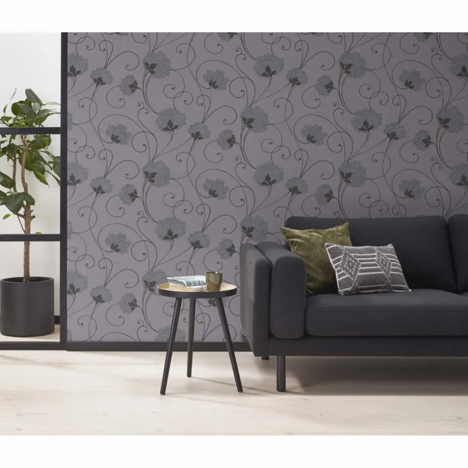 Behang Romy Grijs