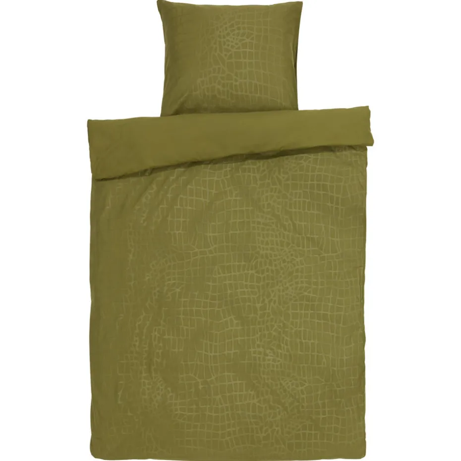 Dekbedovertrek Arlo Groen - 240x220 Cm