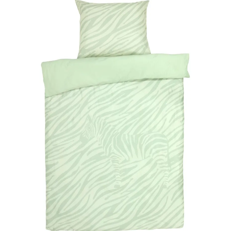 Dekbedovertrek Zebra Groen