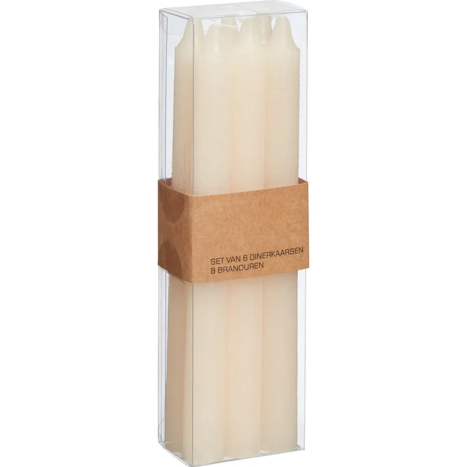 Dinerkaars Naturel 6 Stuks
