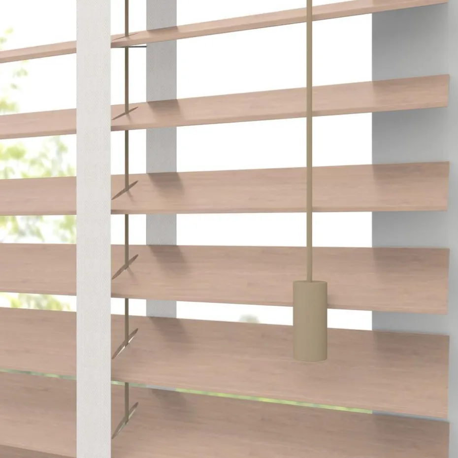 Fenstr Bamboe Jaloezie Wietze Beige 50mm