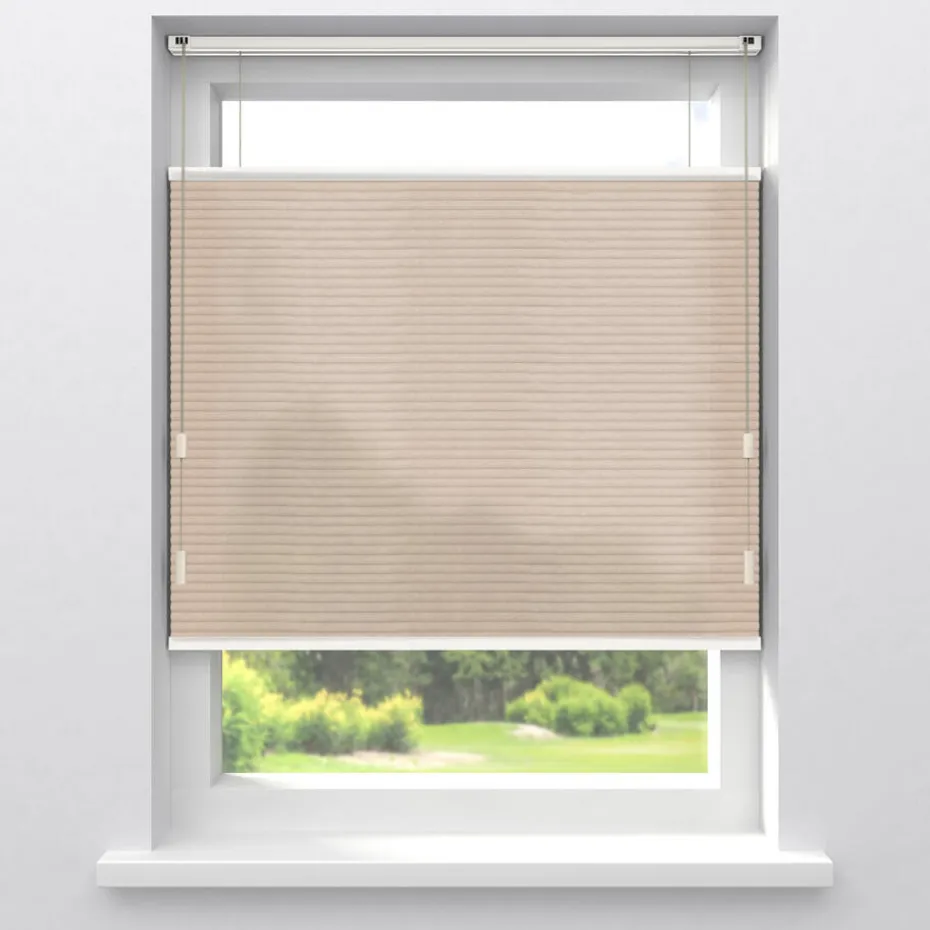 Fenstr Dubbel Plisségordijn Lizzy Roze Lichtdoorlatend