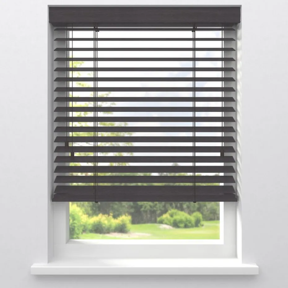 Fenstr Houten Jaloezie Jonas Grijs 50mm