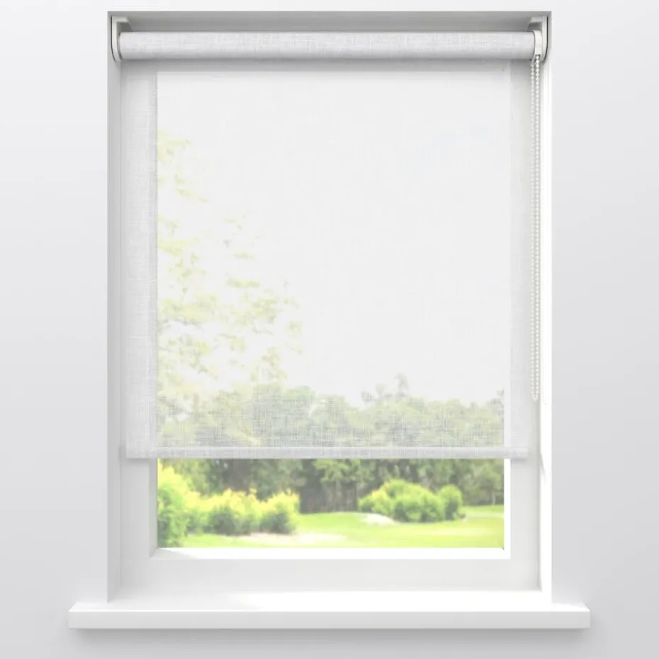 Fenstr Rolgordijn Febe Wit Transparant