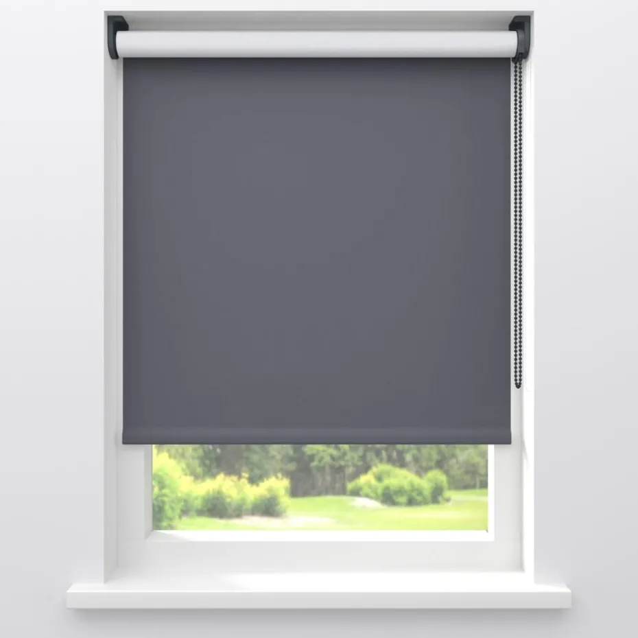 Fenstr Rolgordijn Noor Grijs Verduisterend