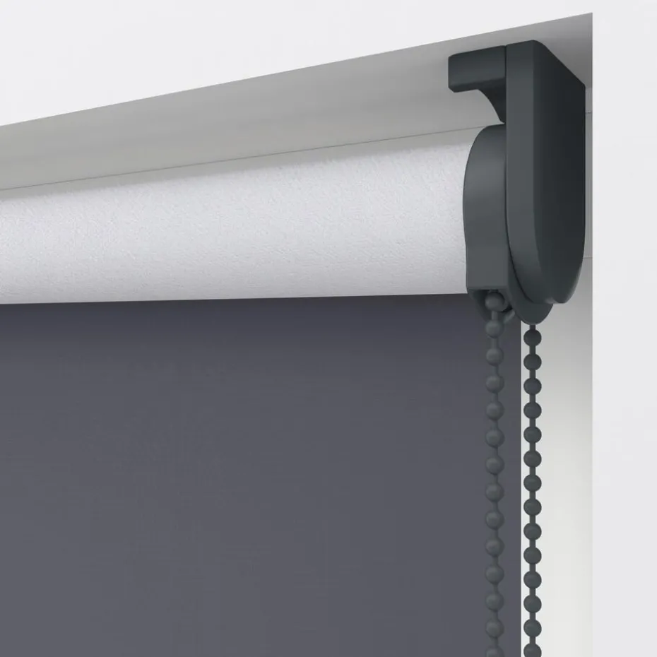 Fenstr Rolgordijn Noor Grijs Verduisterend