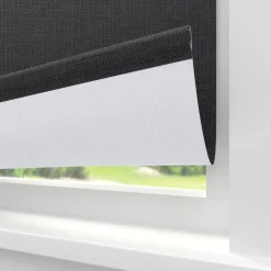 Fenstr Rolgordijn Sara Antraciet Verduisterend