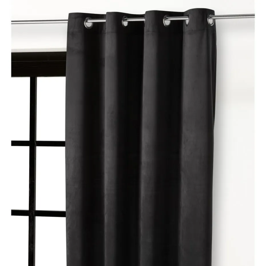 Kant En Klaar Gordijn Victoria Zwart