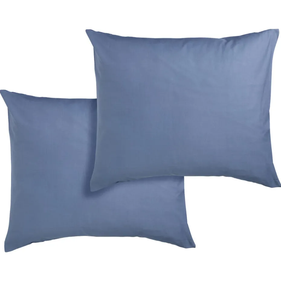 Kussensloop Katoen Blauw