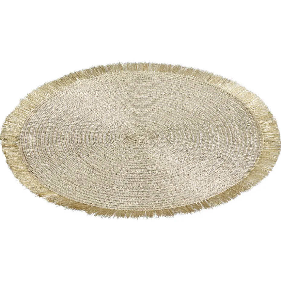 Placemat Rond Goud