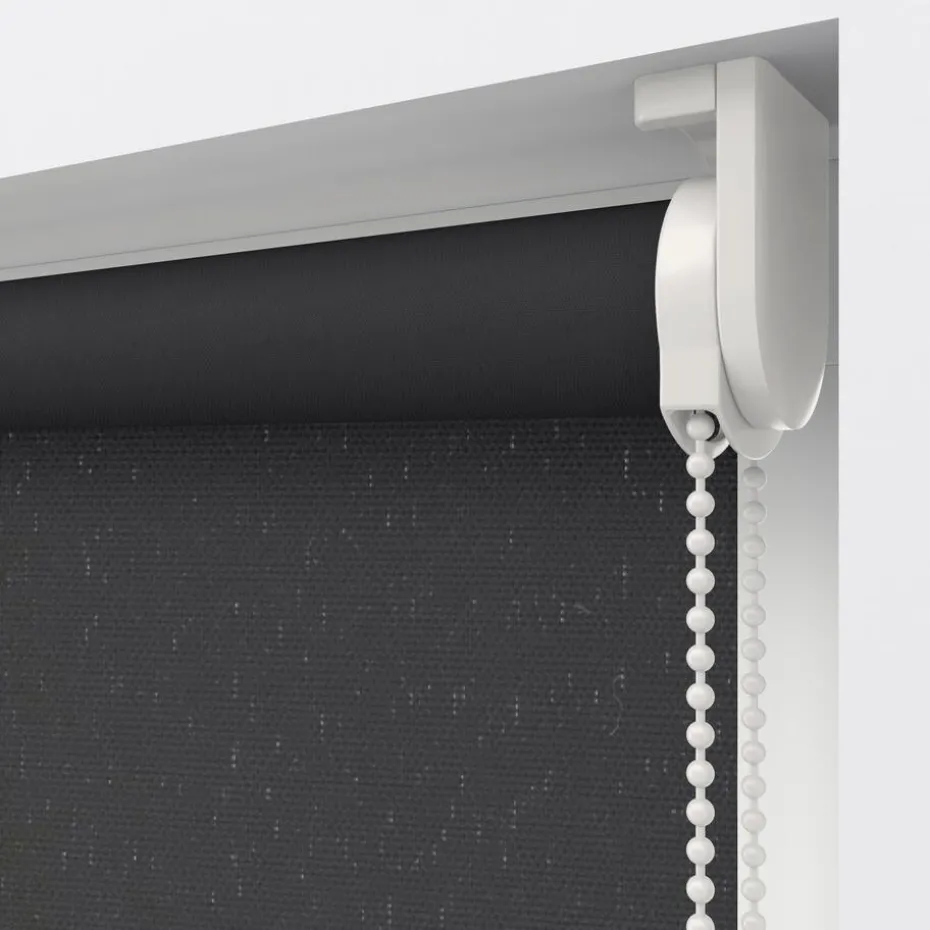 Rolgordijn Jodi Zwart Lichtdoorlatend