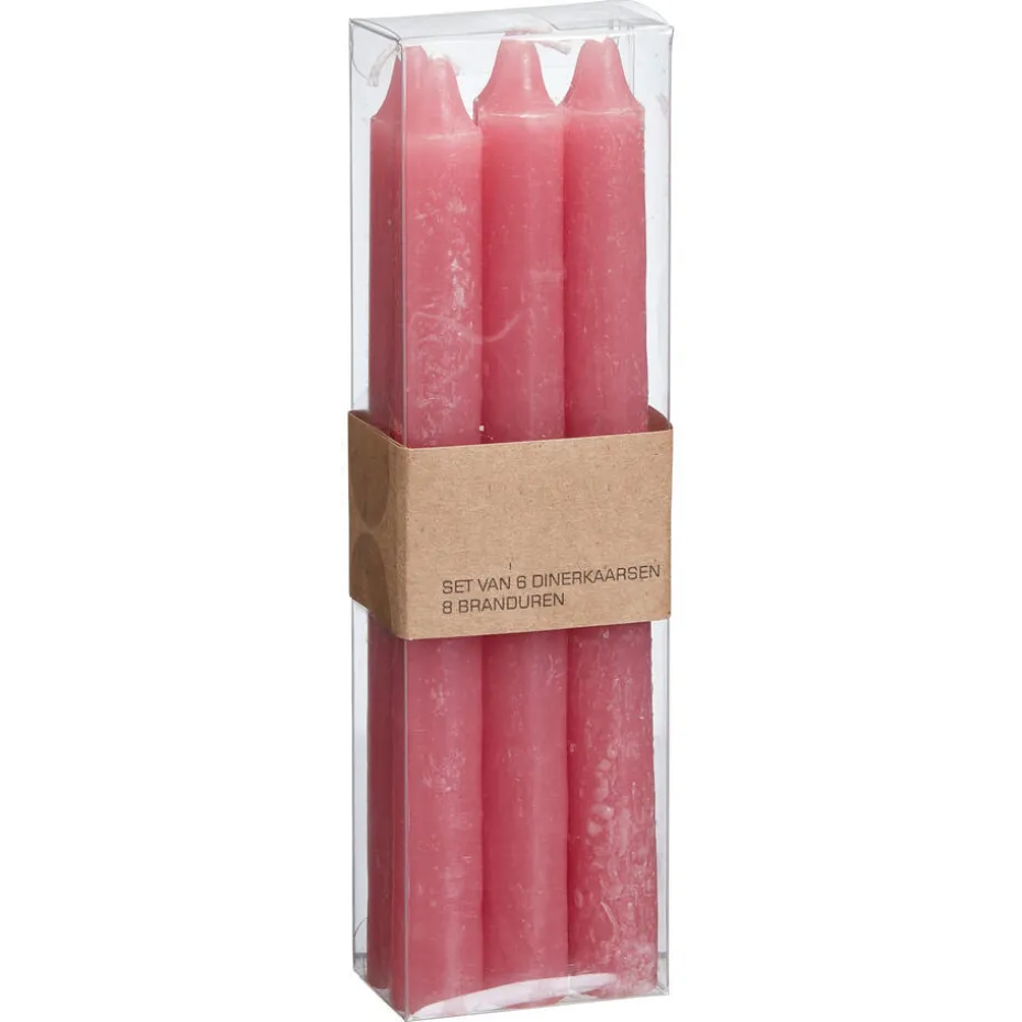 S/6 Dinerkaars Rustiek Roze