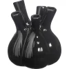 Vaas Tulp Zwart 17x20 Cm