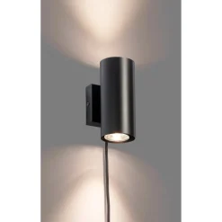 Wandlamp Alpan Zwart