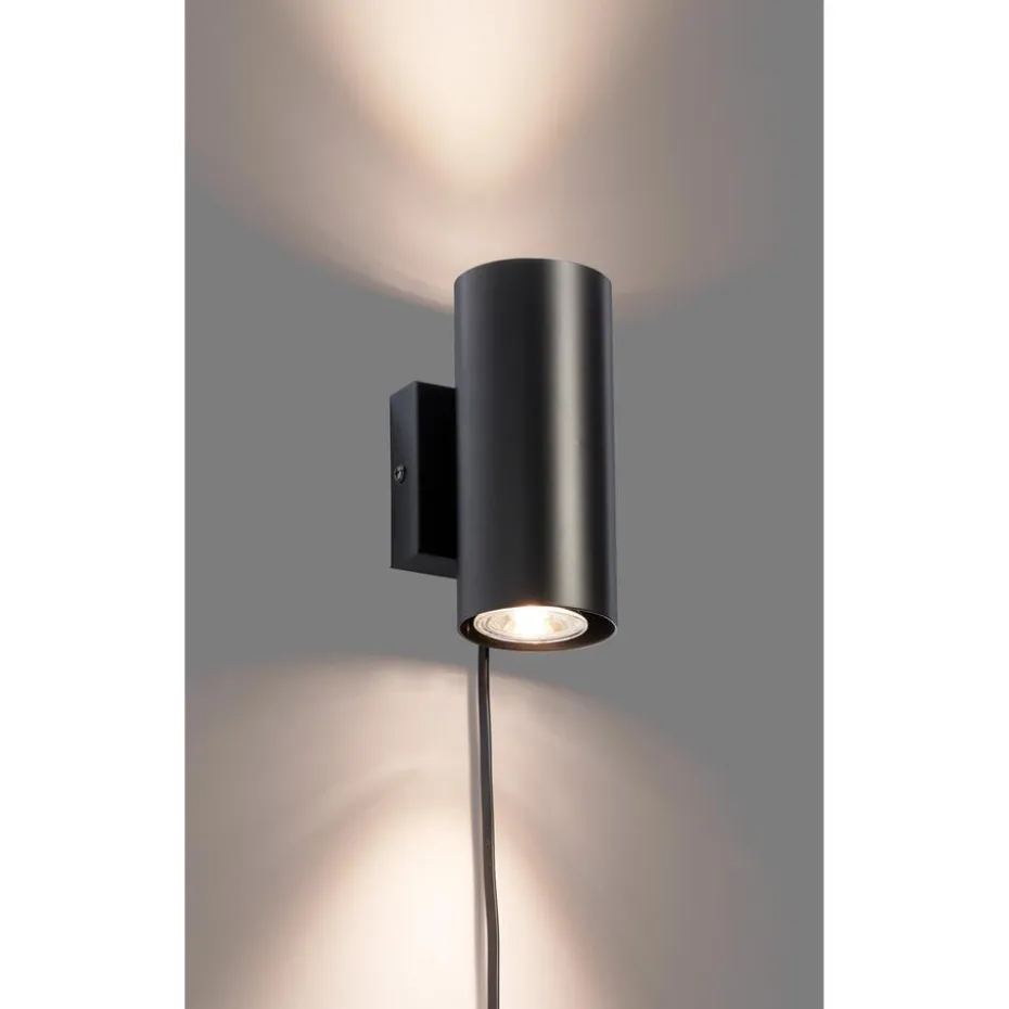 Wandlamp Alpan Zwart